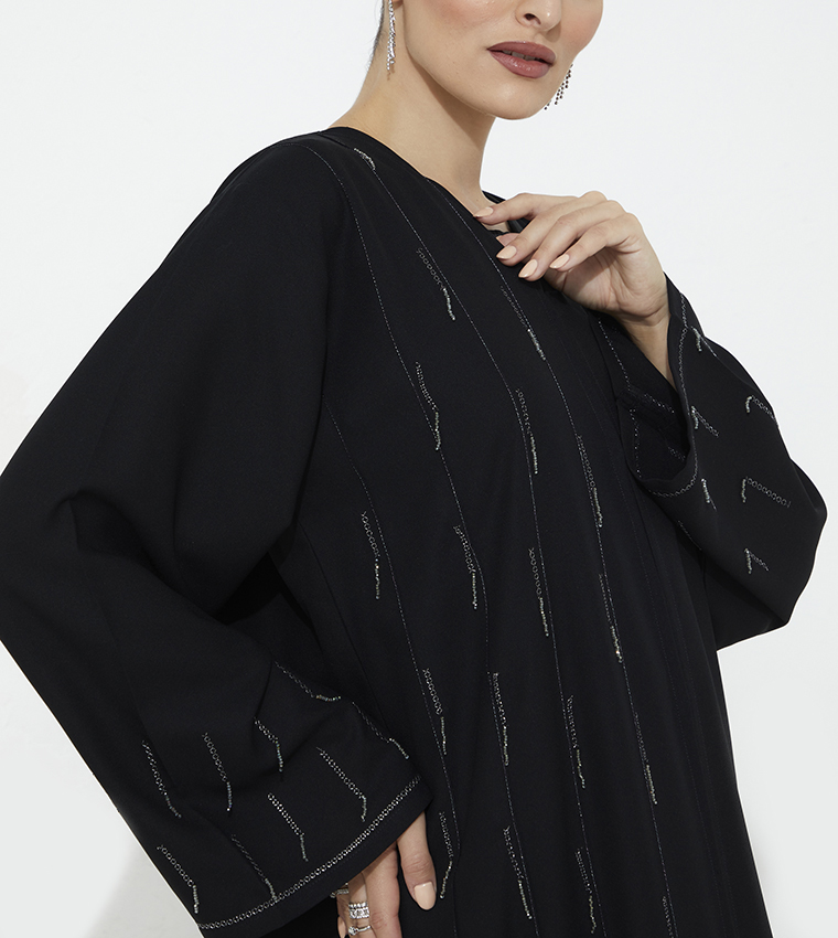 Crepe Abaya with Handwork