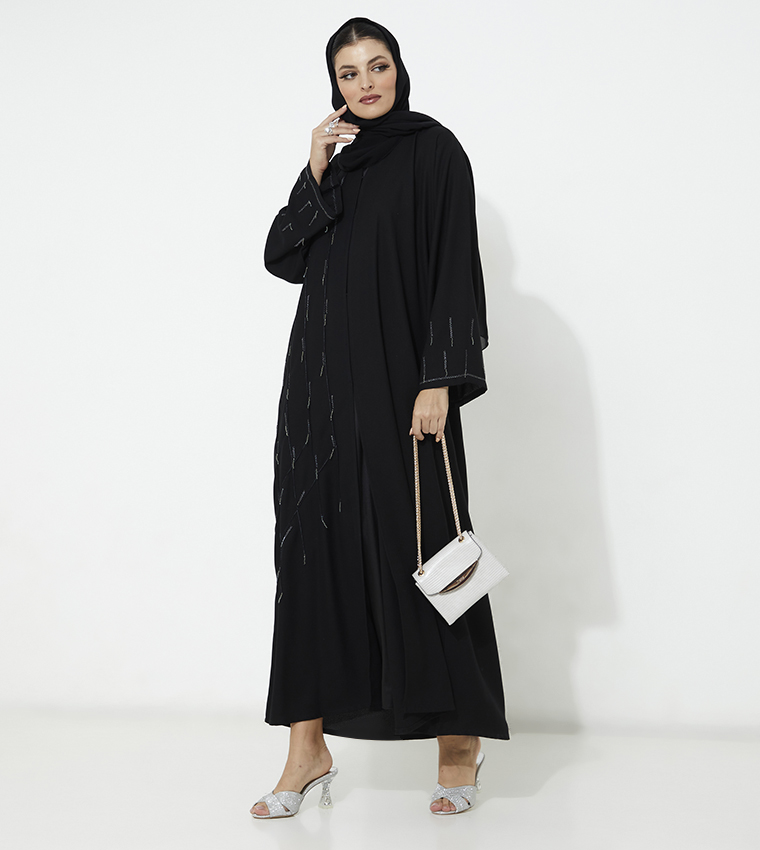 Crepe Abaya with Handwork