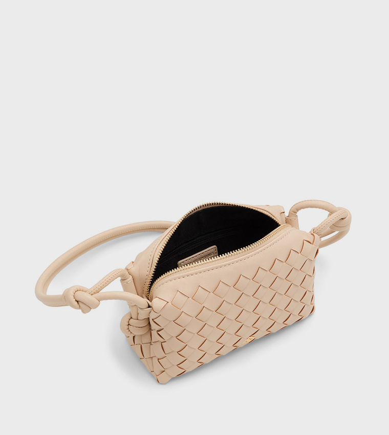 MONICAA Metal Accent Crossbody Bag