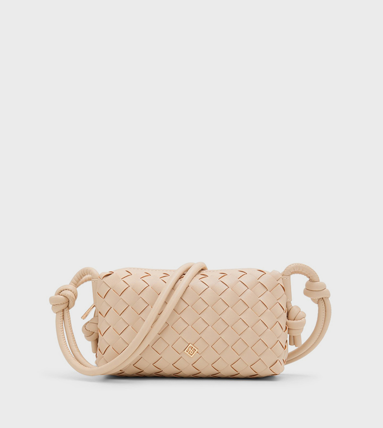 MONICAA Metal Accent Crossbody Bag