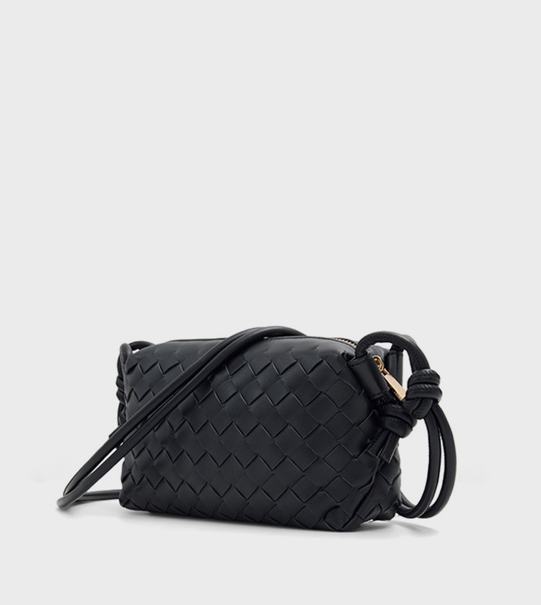 MONICAA Metal Accent Crossbody Bag