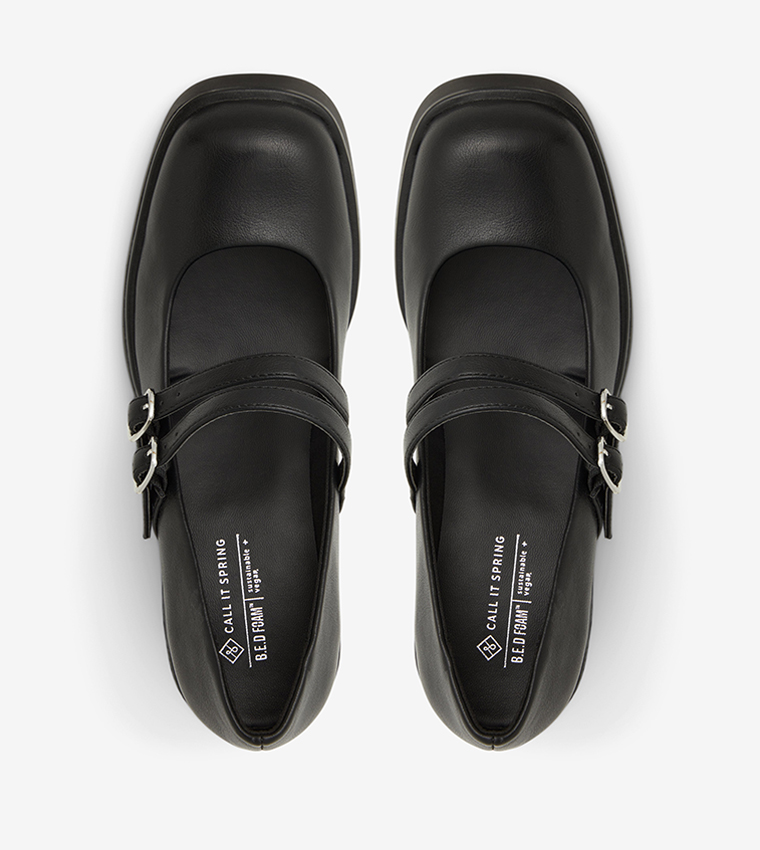 MONROE Square Toe Mary Jane Pumps