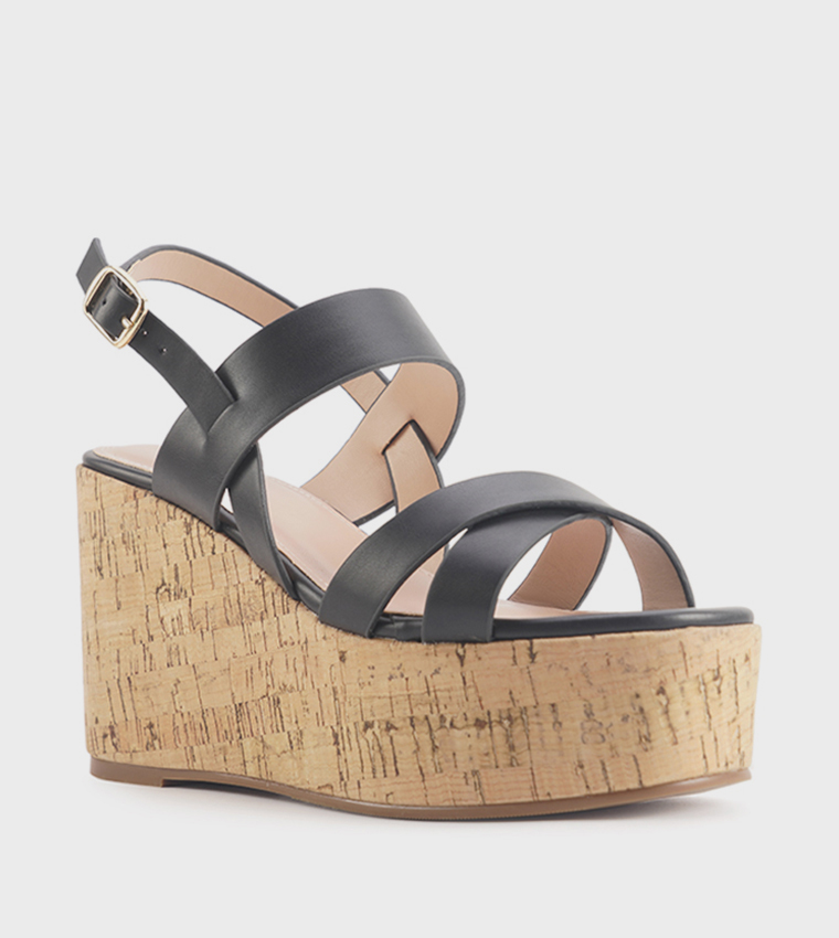 Buy Nine West MONSA Slingback Wedges In Black 6thStreet UAE