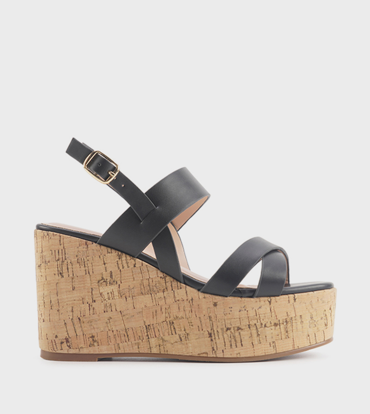 Buy Nine West MONSA Slingback Wedges In Black 6thStreet UAE
