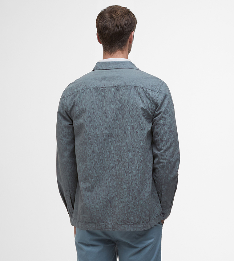 Solid Callercove Seersucker Overshirt