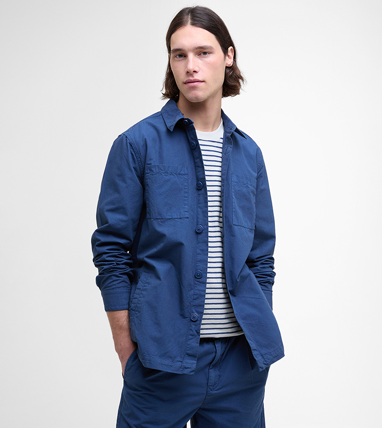 RICKFELL Solid Ripstop Overshirt