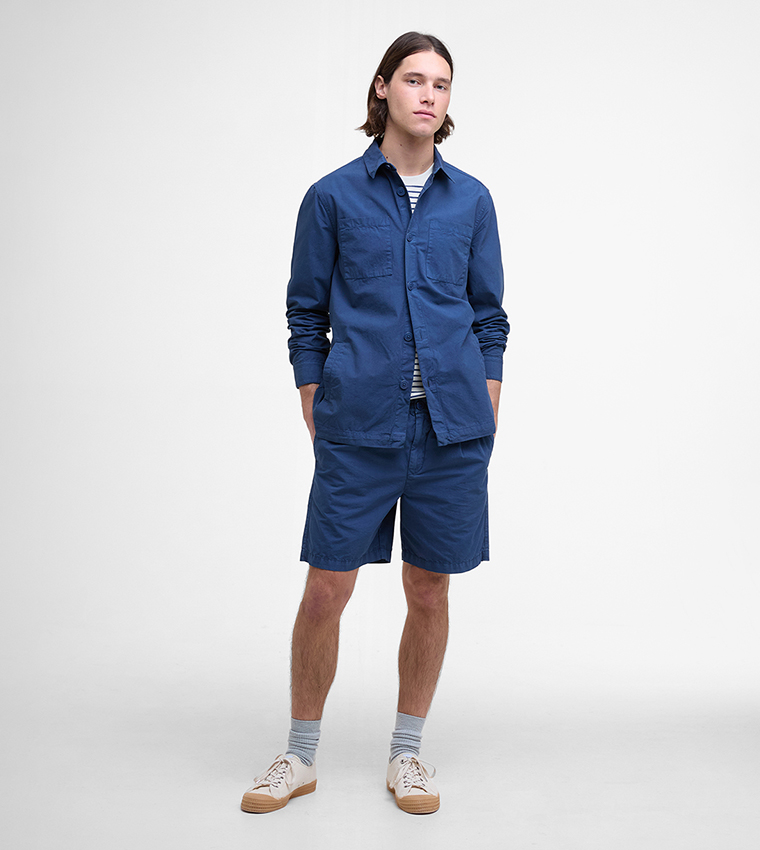 RICKFELL Solid Ripstop Overshirt