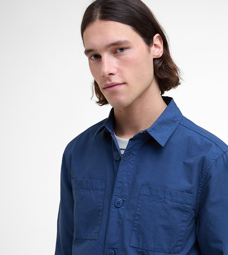 RICKFELL Solid Ripstop Overshirt