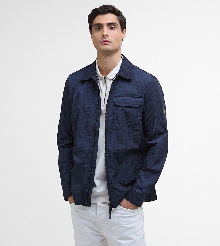 ROSSO Textured Ripstop Overshirt
