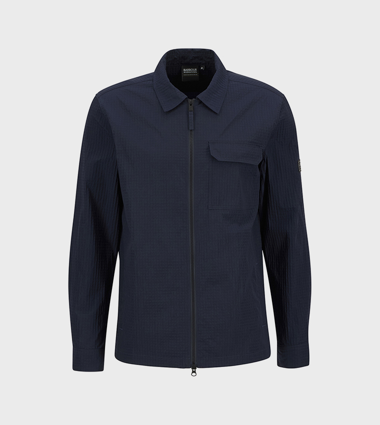 ROSSO Textured Ripstop Overshirt