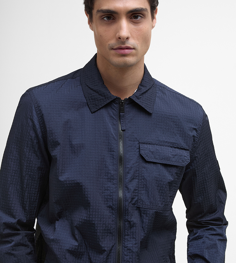 ROSSO Textured Ripstop Overshirt