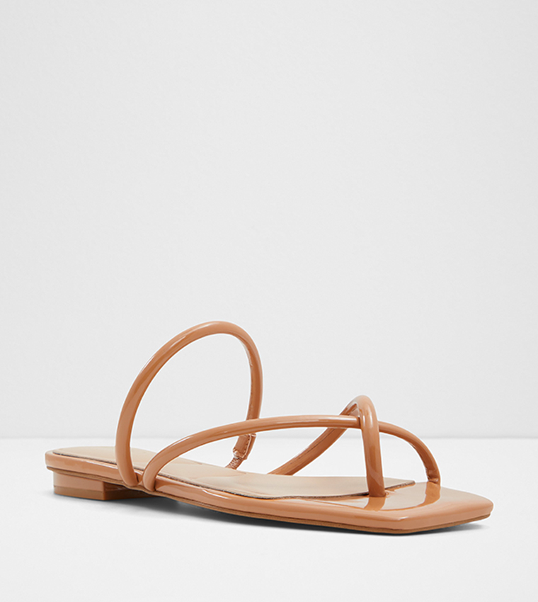 Buy Aldo MOUNIS Strappy Flat Sandals In Brown 6thStreet UAE