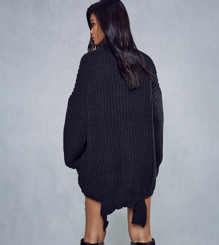 Oversized knit outlet sweater dress