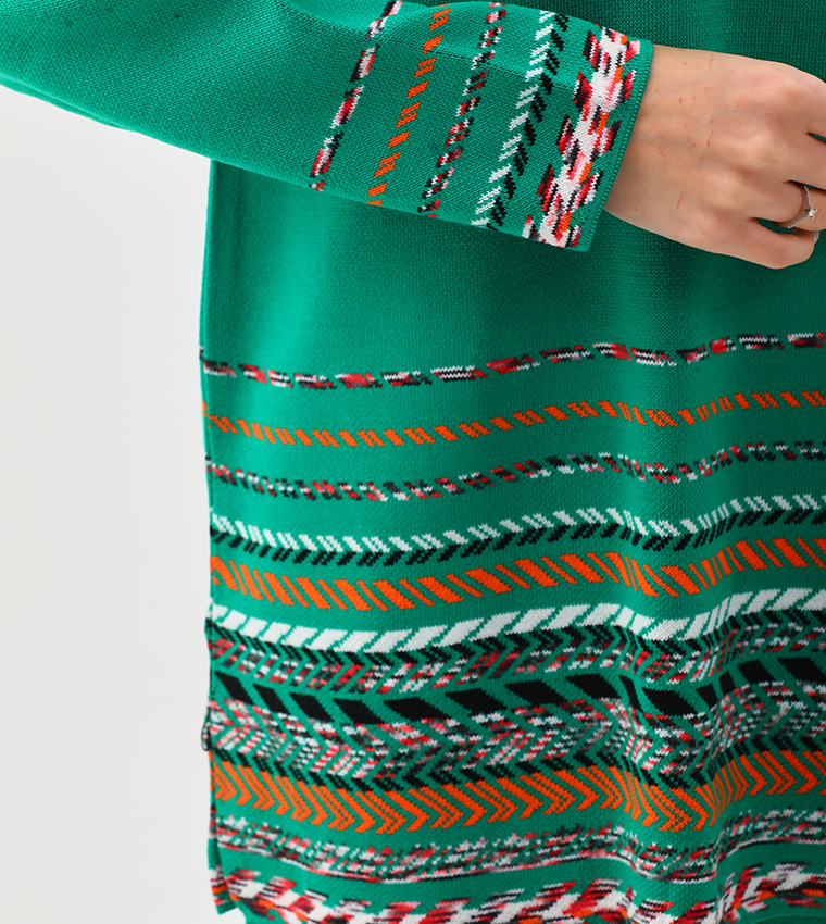 Patterned Long Sleeves Co-Ord Set