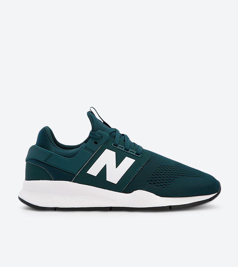 Buy New Balance 247 Lifestyle Lace Up Closure Sneakers Green MS247EC In Green 6thStreet Kuwait