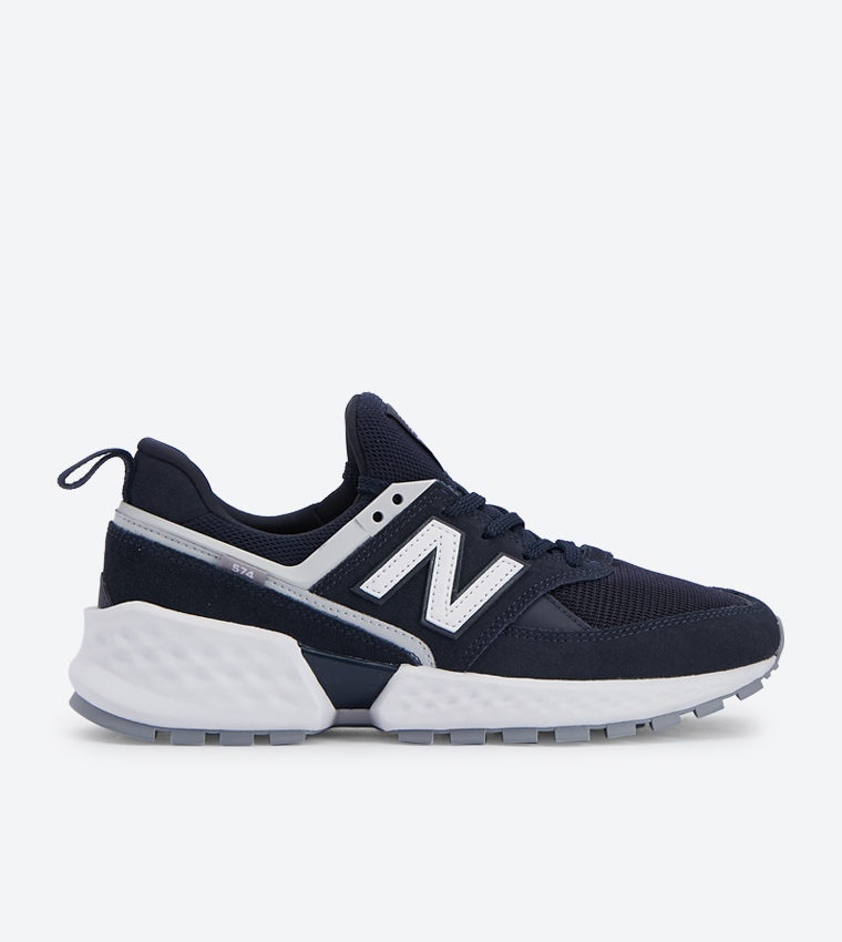 Buy New Balance Fresh Foam 574S Version 2.0 Lace Up Running Shoes Navy In Navy 6thStreet Oman