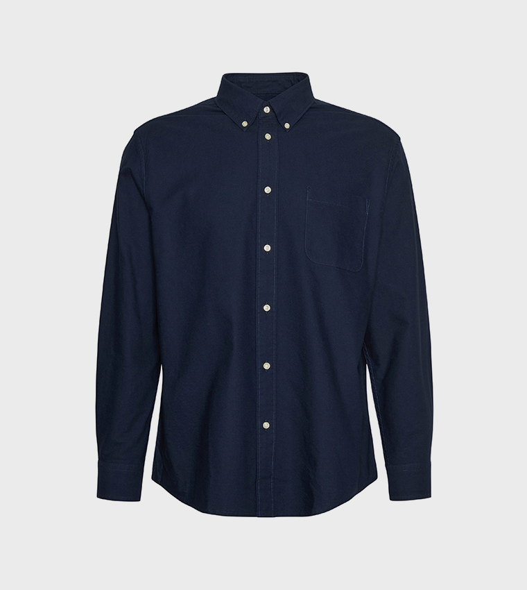 Solid Dunand Oversized Oxford Shirt