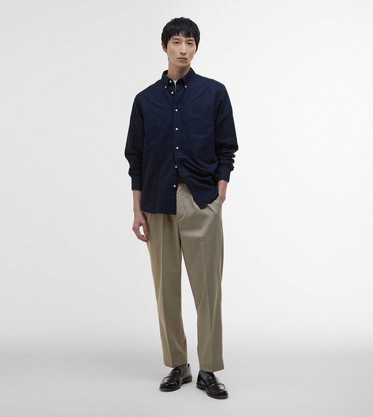 Solid Dunand Oversized Oxford Shirt