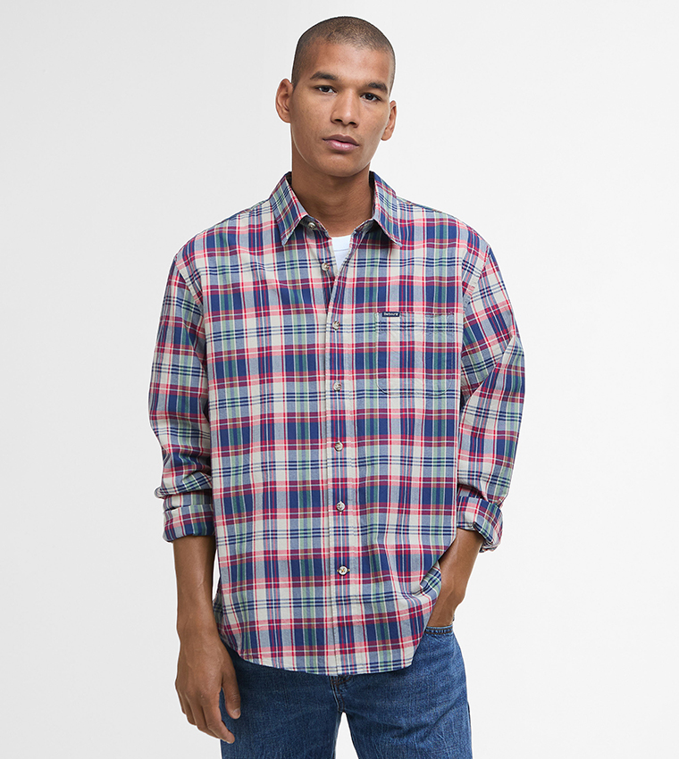 Plaid Clifton Madras Relaxed Fit Shirt