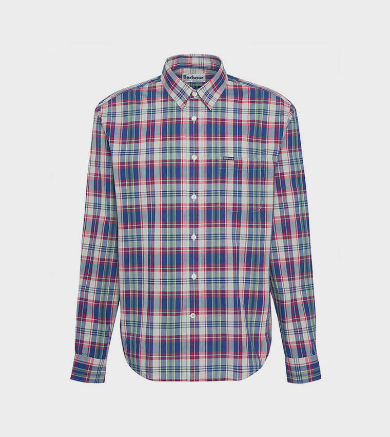 Plaid Clifton Madras Relaxed Fit Shirt