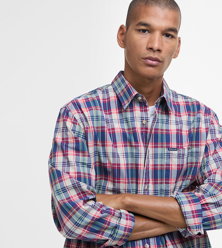 Plaid Clifton Madras Relaxed Fit Shirt