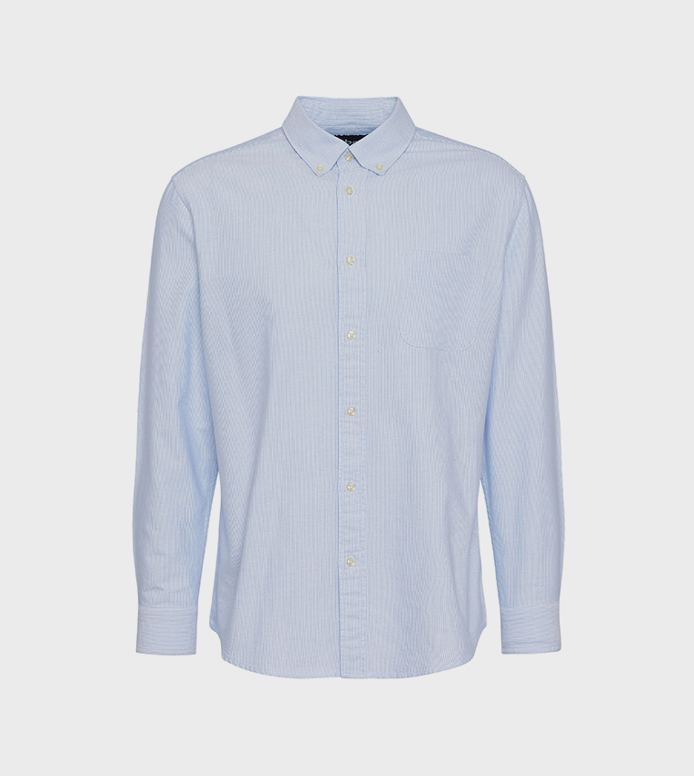 Solid Dunand Oversized Oxford Shirt