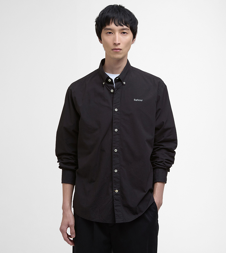 Logo Embroidered Oversized Shirt