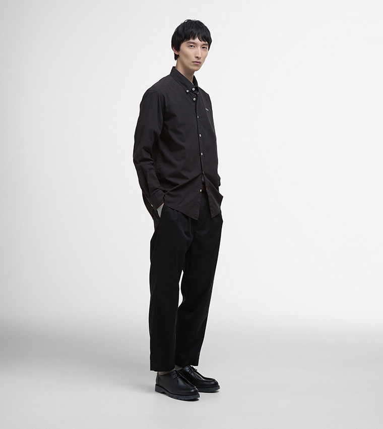Logo Embroidered Oversized Shirt