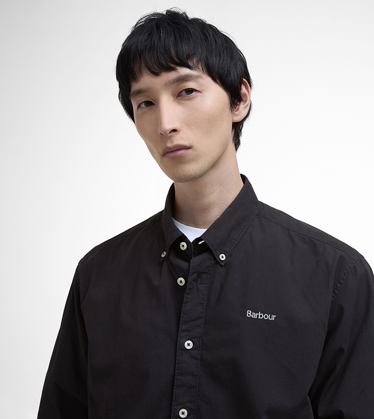 Logo Embroidered Oversized Shirt