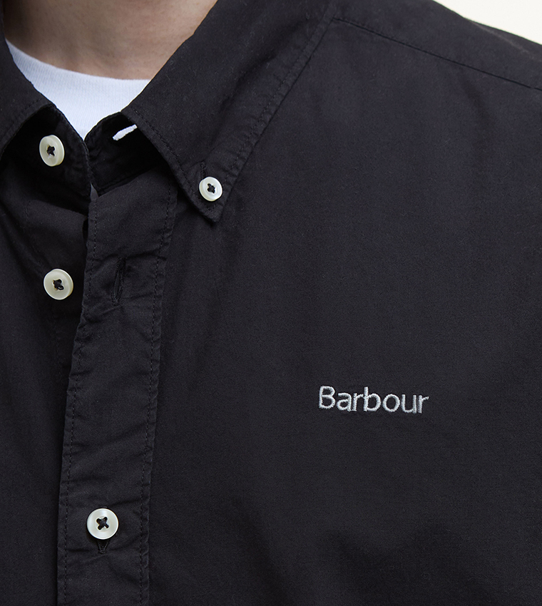 Logo Embroidered Oversized Shirt