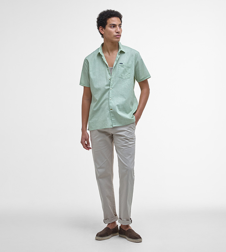 PIGMENT Dye Slub Short Sleeves Shirt