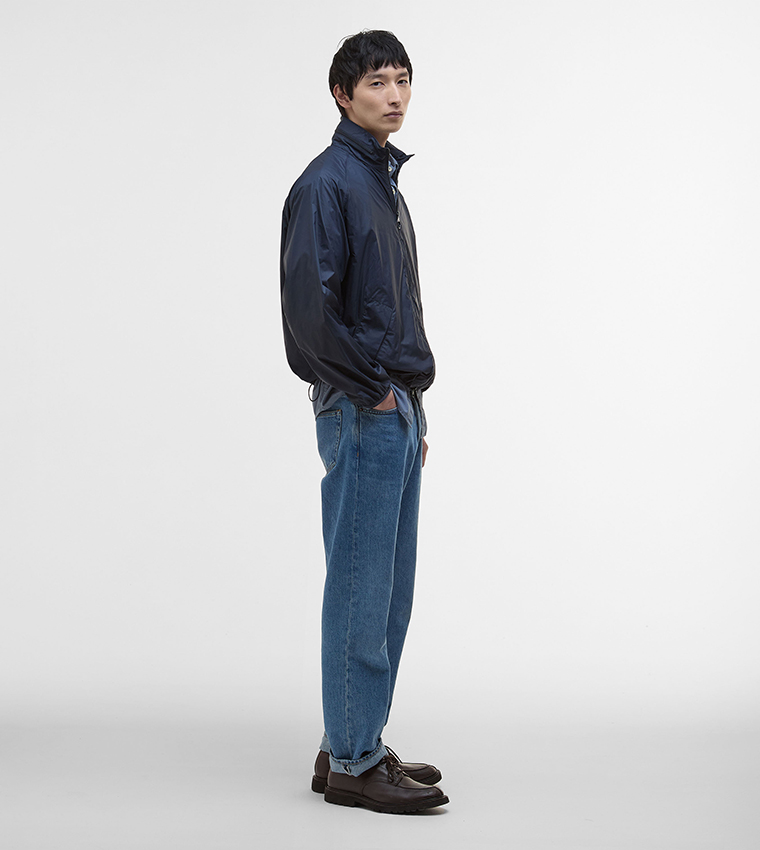 Solid Zip-Through Showerproof Jacket