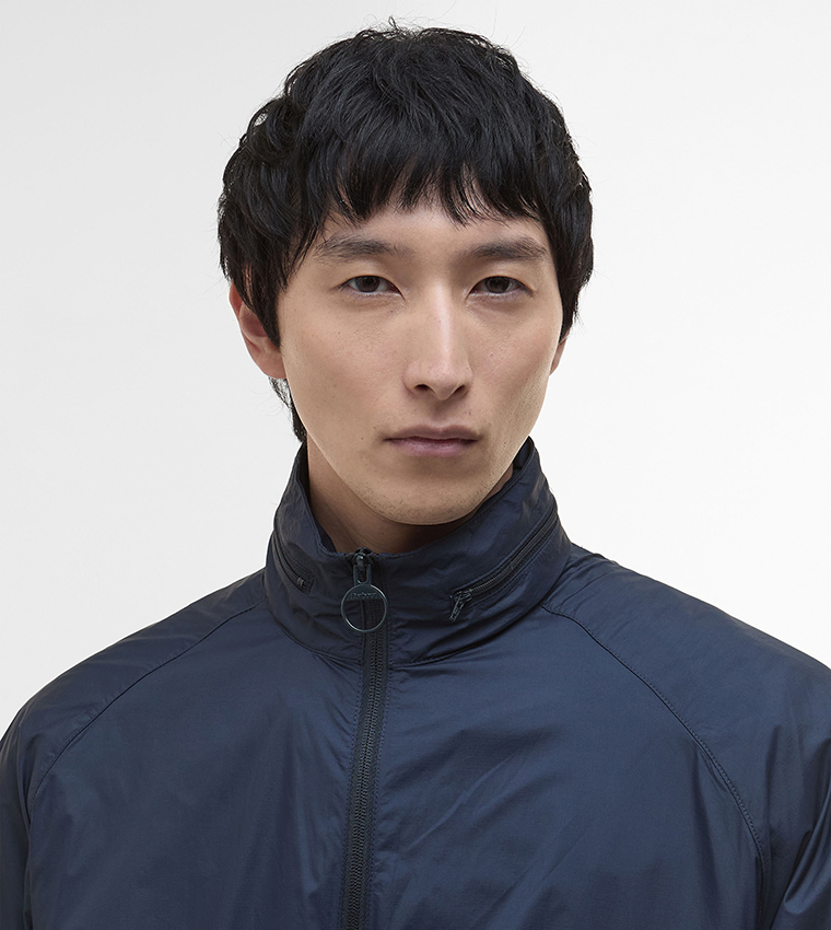 Solid Zip-Through Showerproof Jacket