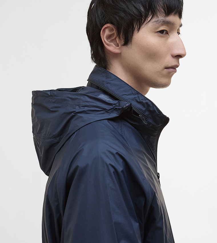 Solid Zip-Through Showerproof Jacket