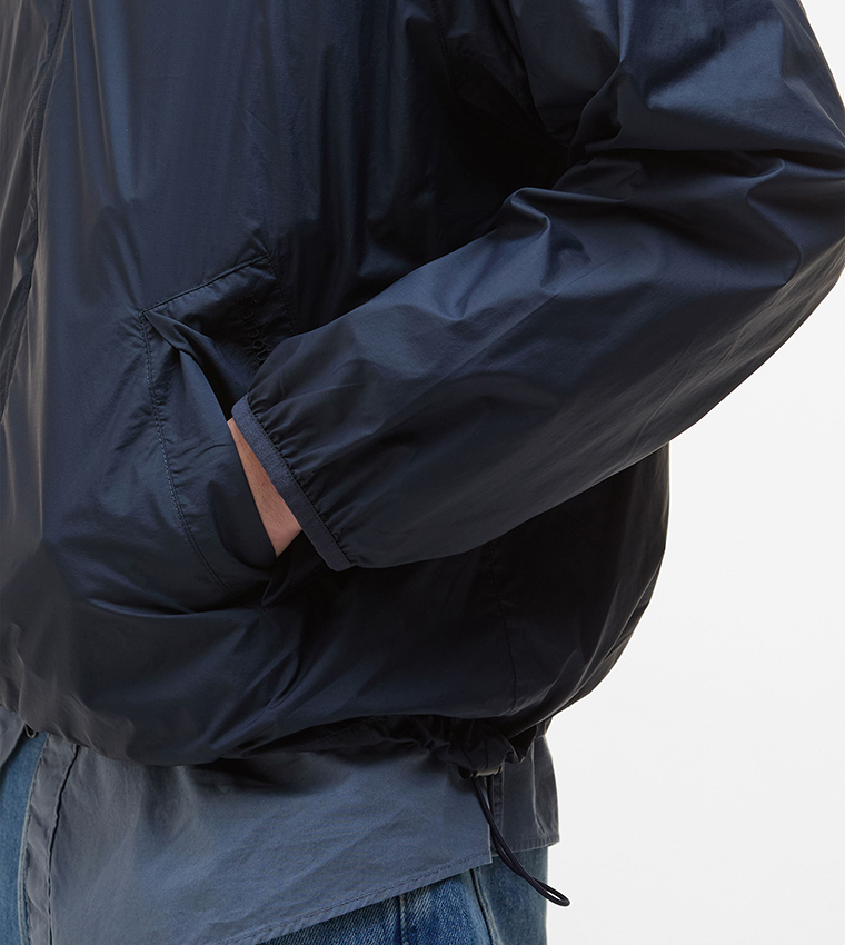 Solid Zip-Through Showerproof Jacket