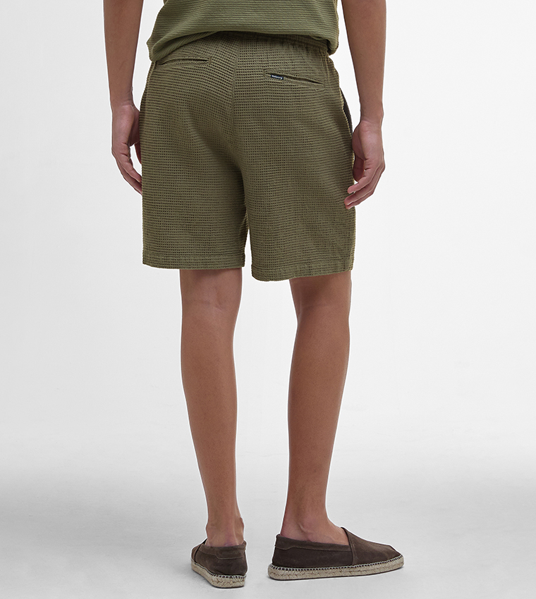 SANDWOOD Waffle Textured Shorts