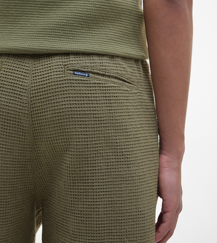 SANDWOOD Waffle Textured Shorts
