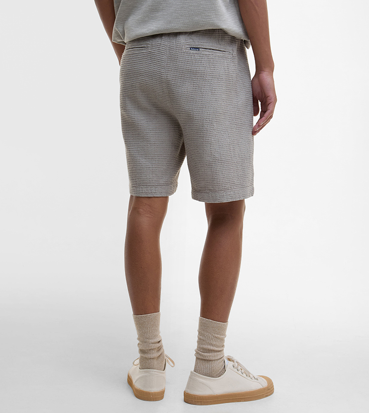 SANDWOOD Waffle Textured Shorts