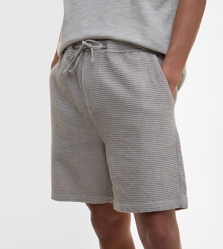 SANDWOOD Waffle Textured Shorts