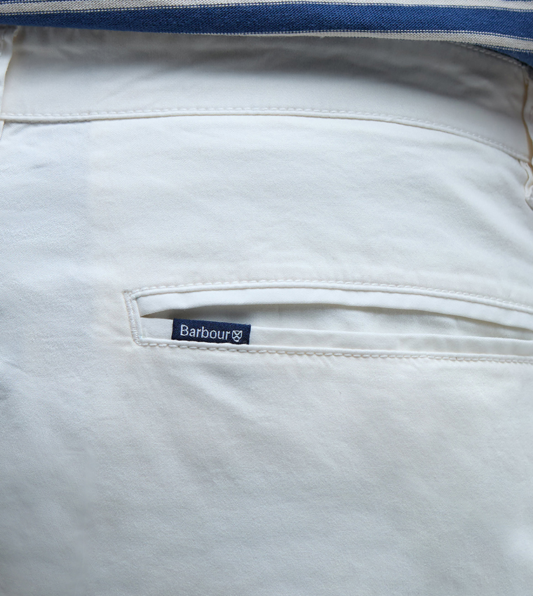 TWILL Solid Button Closure Cargo Shorts