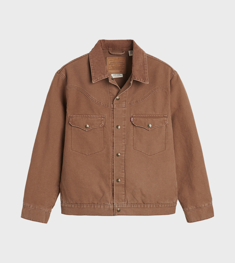 Western Shorthorn Trucker Denim Jacket