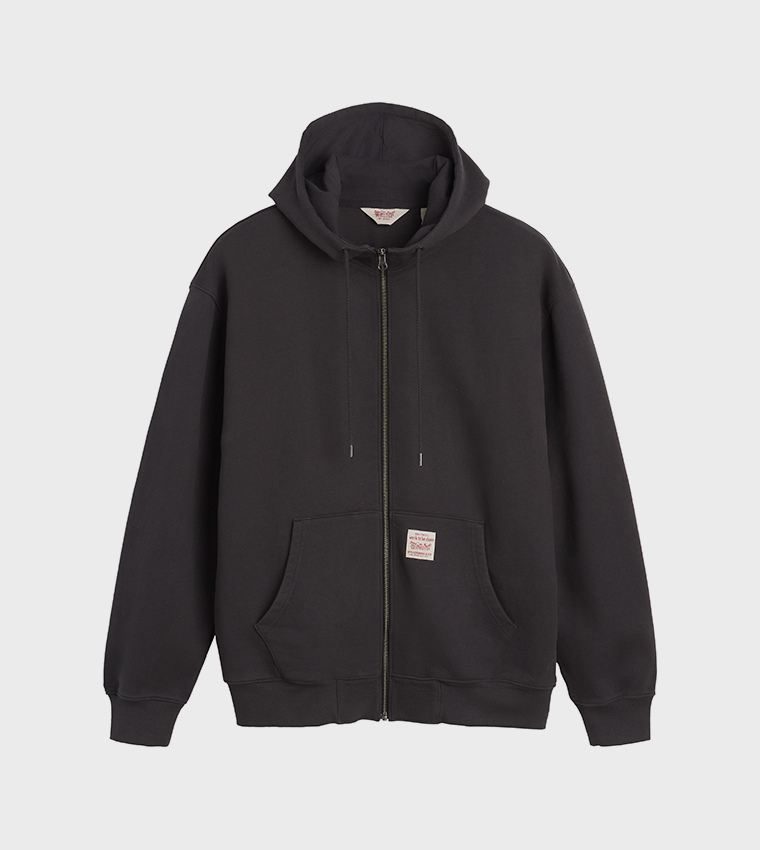 Zippered Hooded Jacket