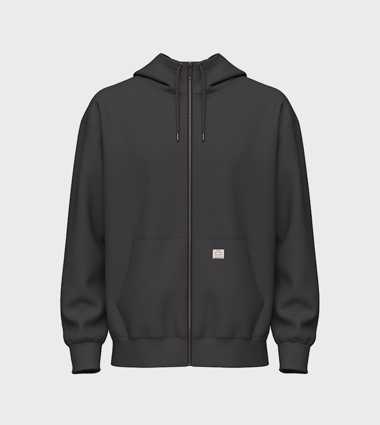 Zippered Hooded Jacket