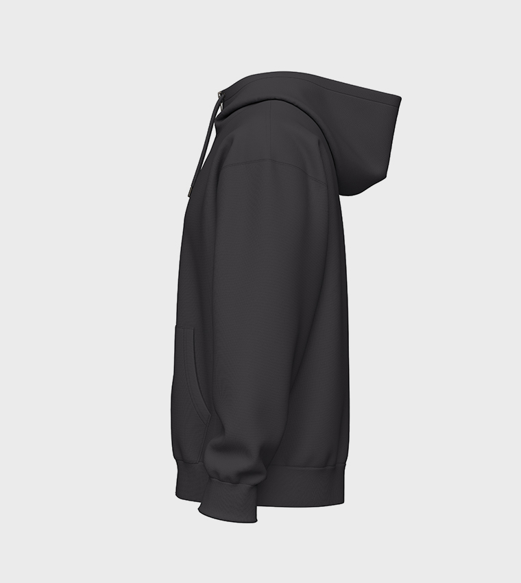 Zippered Hooded Jacket