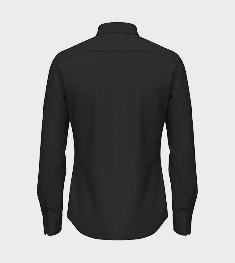 Housemark Detail Slim Fit Shirt