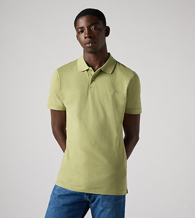 تيشيرت بولو بأكمام قصيرة وشعار - 501