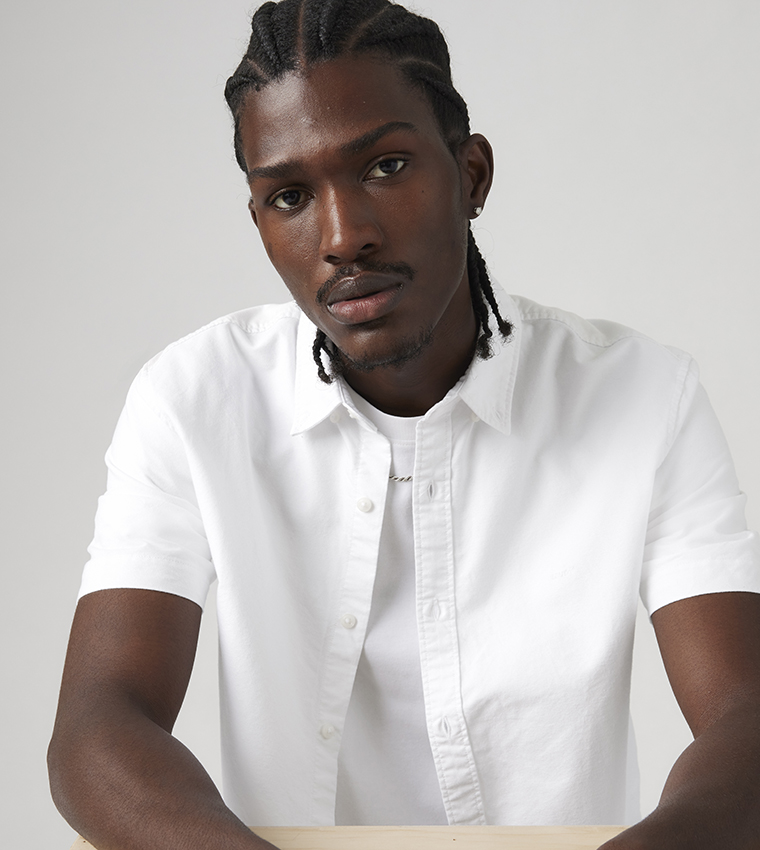 Short Sleeves Button-Down Shirt