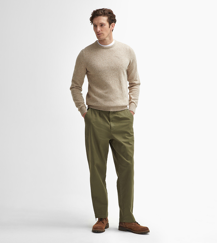 Solid Mid Rise Trousers