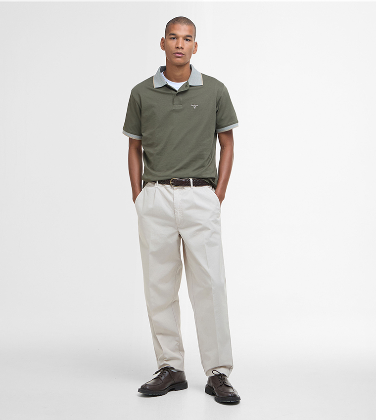 Solid Glendale Relaxed Fit Trousers