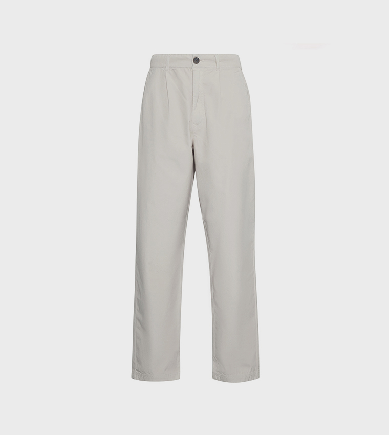 Solid Glendale Relaxed Fit Trousers